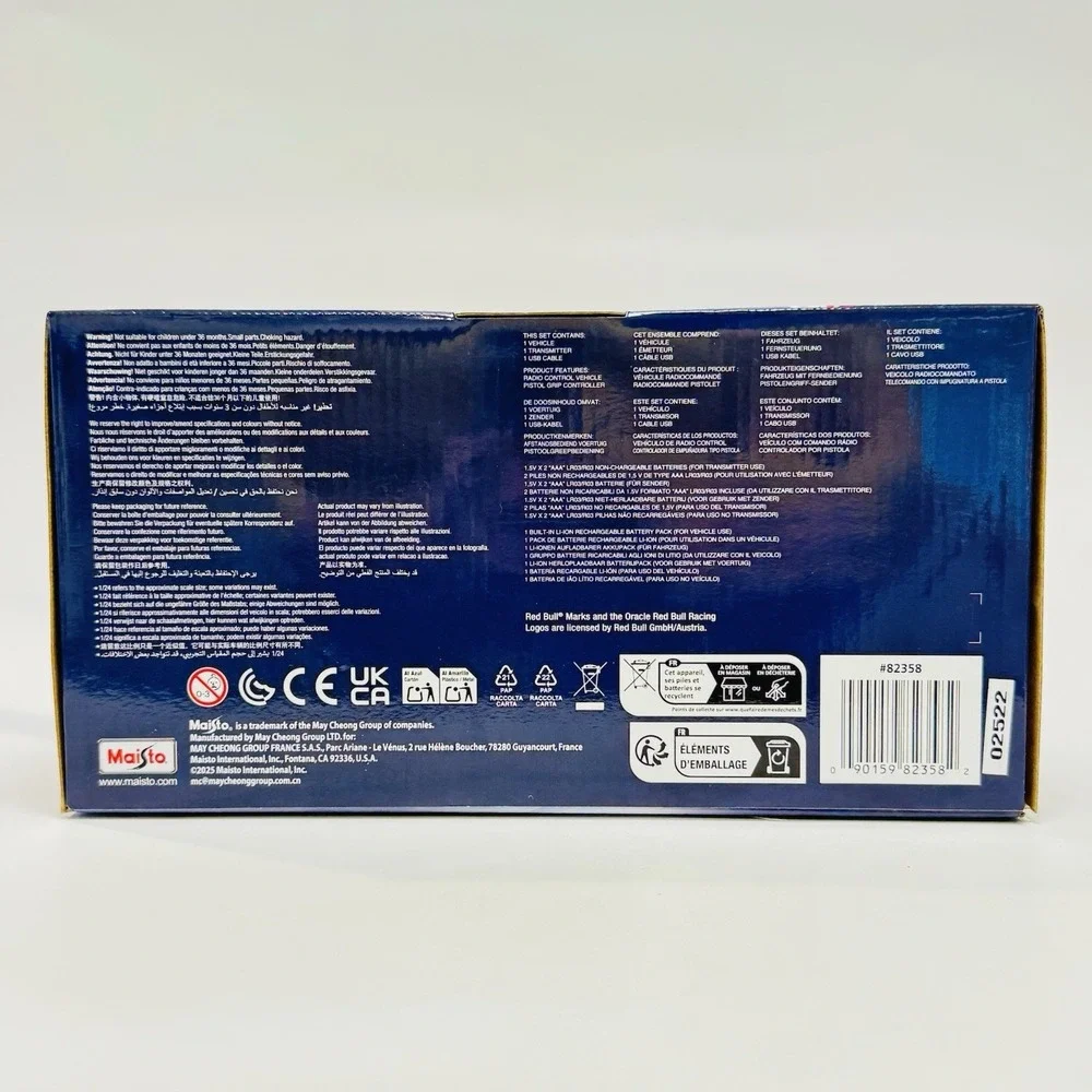 New Maisto‎ Tech R/C 2.4 GHZ USB Charge 1/24 Scale Red Bull 2025